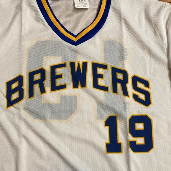 Milwaukee Brewers size medium Robin Yount jersey polyester - Picture 2 of 5